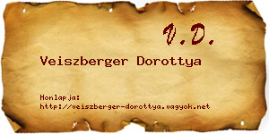 Veiszberger Dorottya névjegykártya